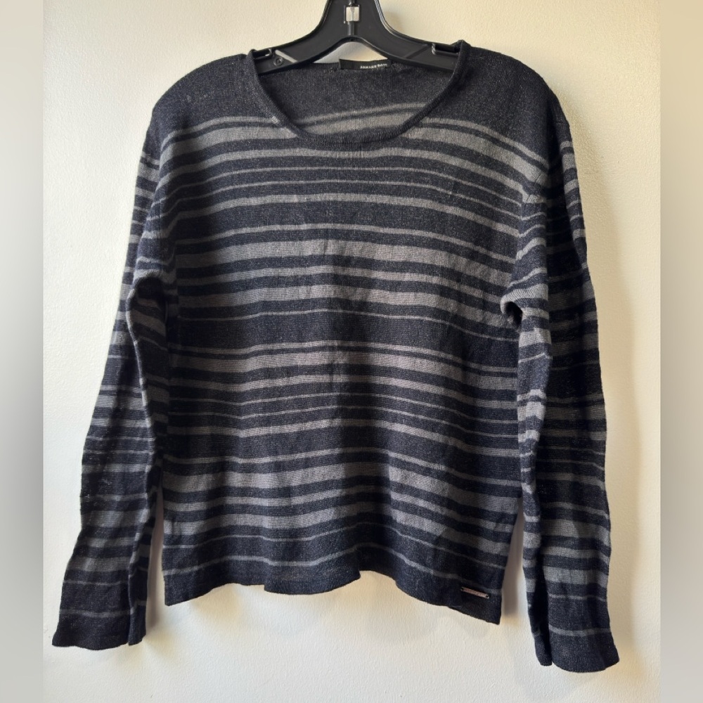 Armand Basi Black and Gray Sweater